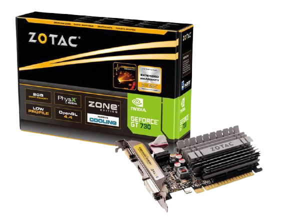 karta graficzne do 400zl   Zotac GeForce GT 730 2GB 